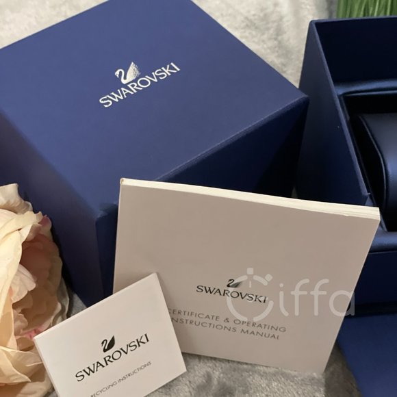 Swarovski Lovely Crystals Burgundy BRAND NEW WATCH - Picture 7 of 12